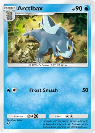 Arctibax 079/429, carta do Pacote Deluxe Mega (Pokémon TCG Pocket)
