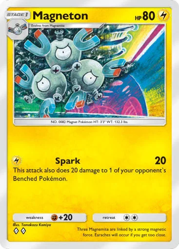 Magneton 085/429, carta do Pacote Deluxe Mega (Pokémon TCG Pocket)