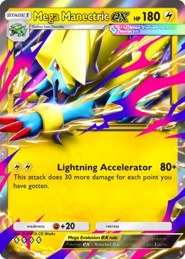 Mega Manectric ex 092/429, carta do Pacote Deluxe Mega (Pokémon TCG Pocket)