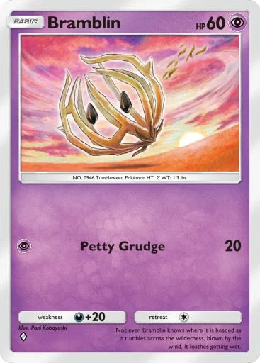 Bramblin 118/429, carta do Pacote Deluxe Mega (Pokémon TCG Pocket)