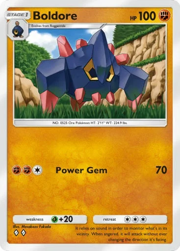 Boldore 130/429, carta do Pacote Deluxe Mega (Pokémon TCG Pocket)