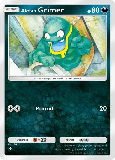 Alolan Grimer 137/429, carta do Pacote Deluxe Mega (Pokémon TCG Pocket)