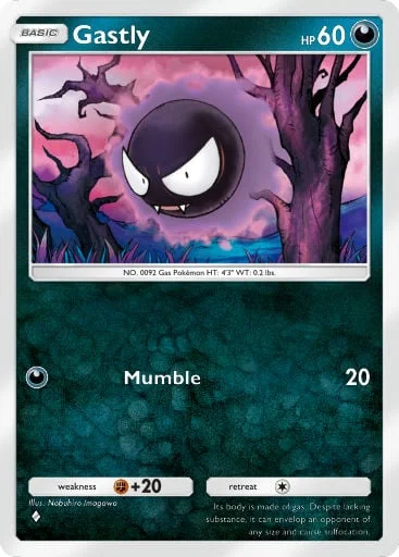 Gastly 139/429, carta do Pacote Deluxe Mega (Pokémon TCG Pocket)