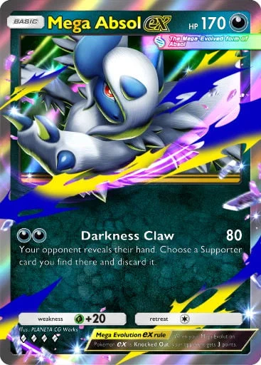 Mega Absol ex 143/429, carta do Pacote Deluxe Mega (Pokémon TCG Pocket)