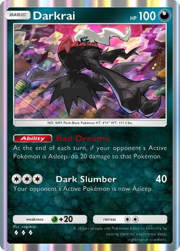 Darkrai 144/429, carta do Pacote Deluxe Mega (Pokémon TCG Pocket)