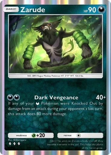 Zarude 150/429, carta do Pacote Deluxe Mega (Pokémon TCG Pocket)