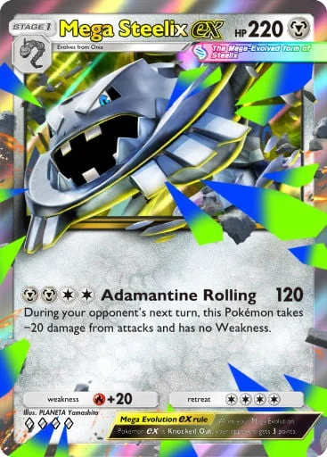 Mega Steelix ex 155/429, carta do Pacote Deluxe Mega (Pokémon TCG Pocket)