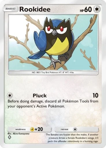 Rookidee 195/429, carta do Pacote Deluxe Mega (Pokémon TCG Pocket)