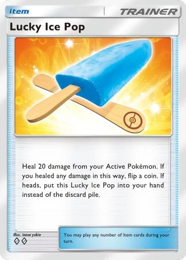 Lucky Ice Pop 198/429, carta do Pacote Deluxe Mega (Pokémon TCG Pocket)