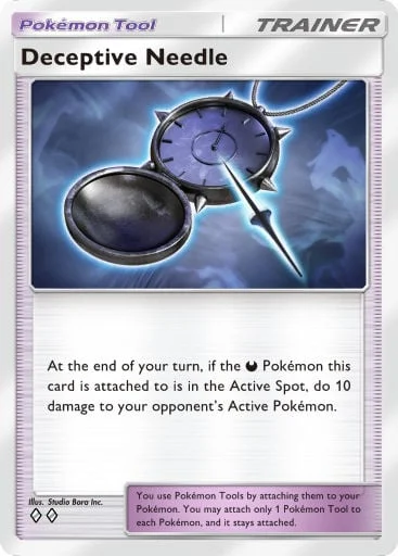 Deceptive Needle 204/429, carta do Pacote Deluxe Mega (Pokémon TCG Pocket)