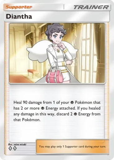 Diantha 214/429, carta do Pacote Deluxe Mega (Pokémon TCG Pocket)