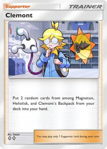 Clemont 218/429, carta do Pacote Deluxe Mega (Pokémon TCG Pocket)