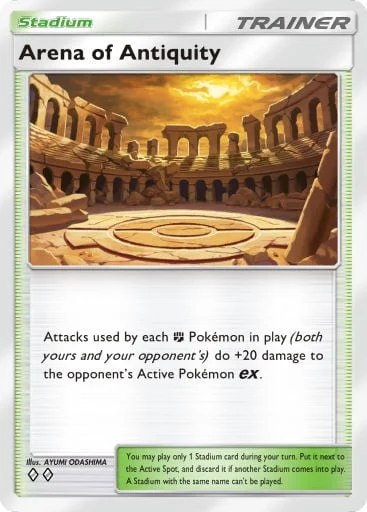 Arena of Antiquity 228/429, carta do Pacote Deluxe Mega (Pokémon TCG Pocket)