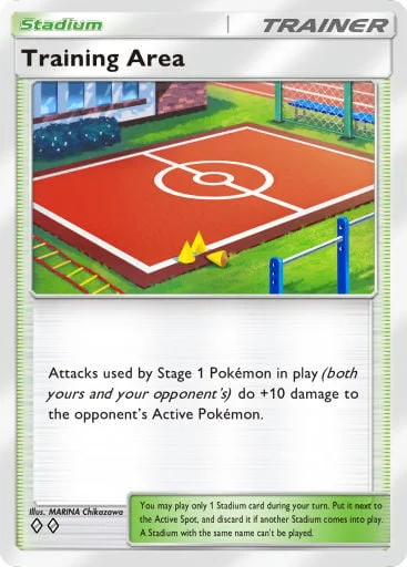 Training Area 232/429, carta do Pacote Deluxe Mega (Pokémon TCG Pocket)