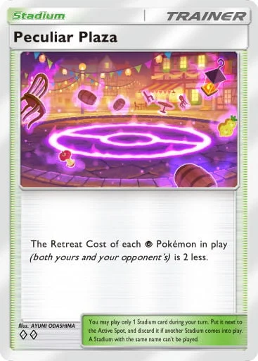 Peculiar Plaza 236/429, carta do Pacote Deluxe Mega (Pokémon TCG Pocket)
