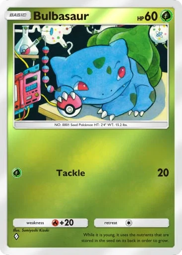 Bulbasaur 237/429, carta do Pacote Deluxe Mega (Pokémon TCG Pocket)