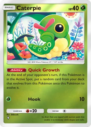 Caterpie 239/429, carta do Pacote Deluxe Mega (Pokémon TCG Pocket)