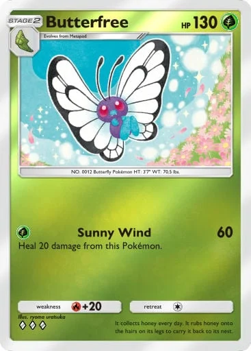 Butterfree 241/429, carta do Pacote Deluxe Mega (Pokémon TCG Pocket)