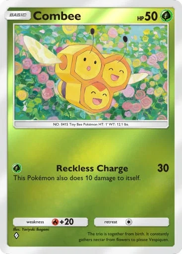 Combee 247/429, carta do Pacote Deluxe Mega (Pokémon TCG Pocket)