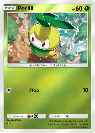 Petilil 249/429, carta do Pacote Deluxe Mega (Pokémon TCG Pocket)
