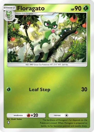 Floragato 253/429, carta do Pacote Deluxe Mega (Pokémon TCG Pocket)