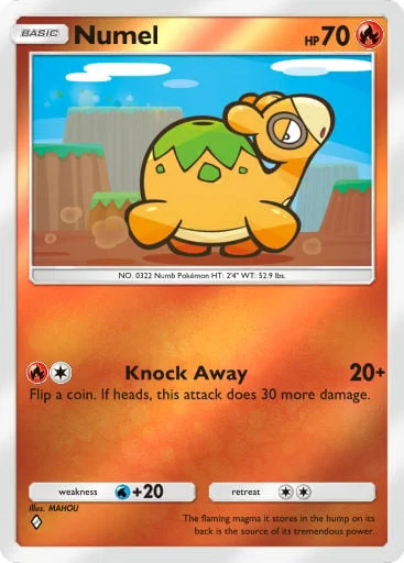 Numel 266/429, carta do Pacote Deluxe Mega (Pokémon TCG Pocket)