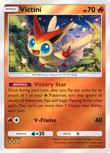 Victini 267/429, carta do Pacote Deluxe Mega (Pokémon TCG Pocket)