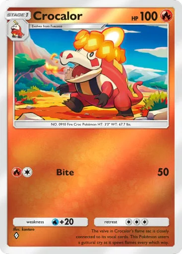 Crocalor 269/429, carta do Pacote Deluxe Mega (Pokémon TCG Pocket)