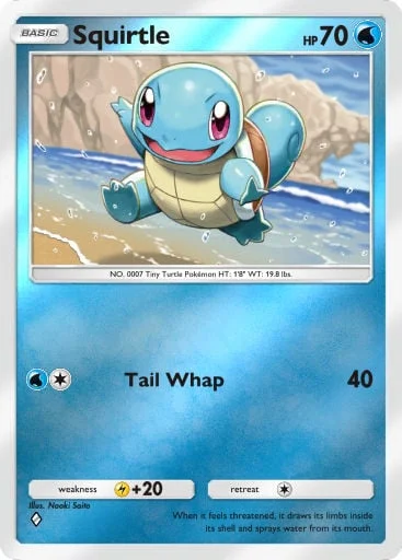 Squirtle 273/429, carta do Pacote Deluxe Mega (Pokémon TCG Pocket)