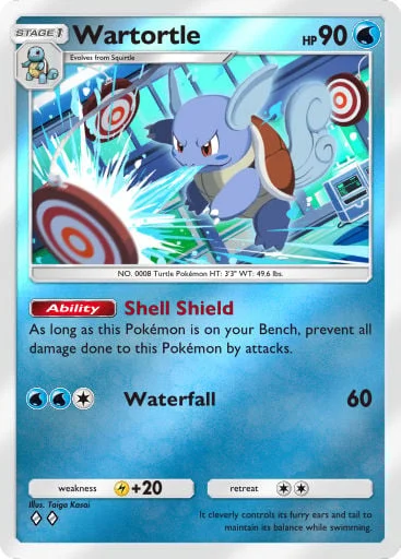 Wartortle 274/429, carta do Pacote Deluxe Mega (Pokémon TCG Pocket)