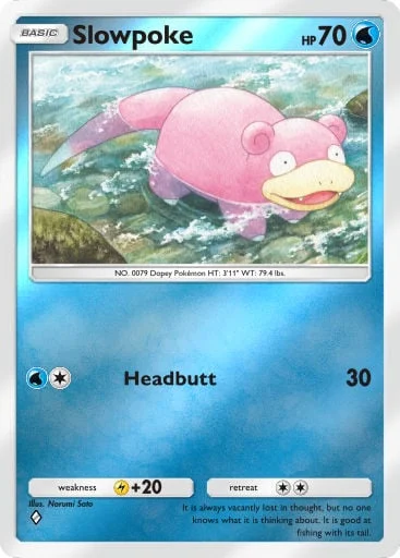 Slowpoke 276/429, carta do Pacote Deluxe Mega (Pokémon TCG Pocket)