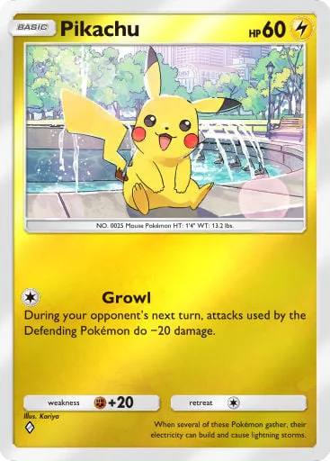 Pikachu 291/429, carta do Pacote Deluxe Mega (Pokémon TCG Pocket)