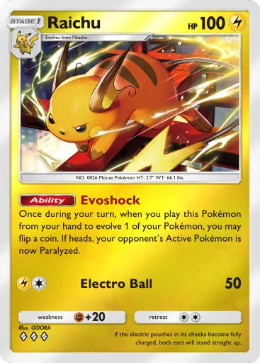 Raichu 292/429, carta do Pacote Deluxe Mega (Pokémon TCG Pocket)