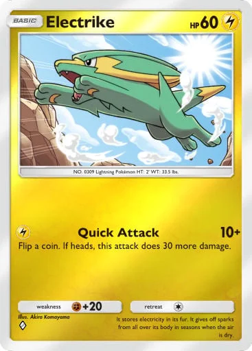 Electrike 297/429, carta do Pacote Deluxe Mega (Pokémon TCG Pocket)