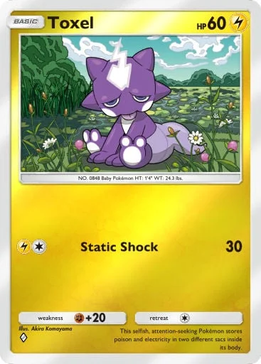 Toxel 301/429, carta do Pacote Deluxe Mega (Pokémon TCG Pocket)