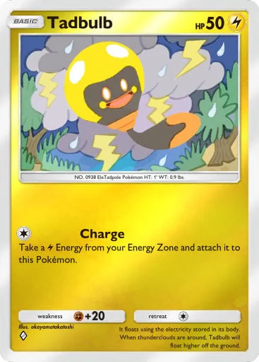 Tadbulb 302/429, carta do Pacote Deluxe Mega (Pokémon TCG Pocket)