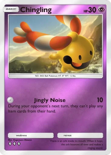 Chingling 307/429, carta do Pacote Deluxe Mega (Pokémon TCG Pocket)