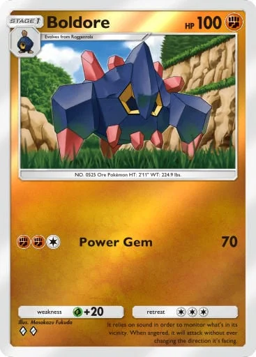 Boldore 320/429, carta do Pacote Deluxe Mega (Pokémon TCG Pocket)