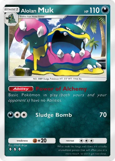 Alolan Muk 325/429, carta do Pacote Deluxe Mega (Pokémon TCG Pocket)