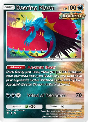 Roaring Moon 333/429, carta do Pacote Deluxe Mega (Pokémon TCG Pocket)
