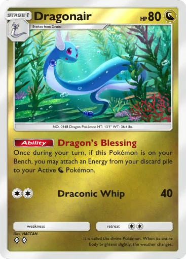 Dragonair 344/429, carta do Pacote Deluxe Mega (Pokémon TCG Pocket)