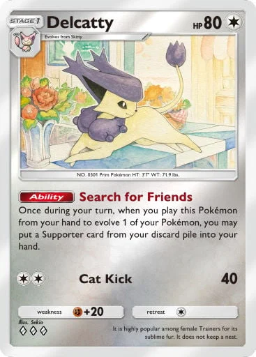 Delcatty 355/429, carta do Pacote Deluxe Mega (Pokémon TCG Pocket)