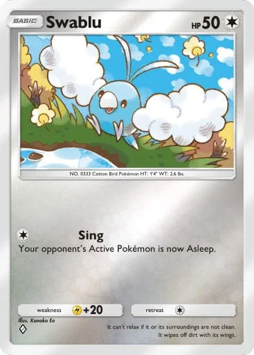 Swablu 356/429, carta do Pacote Deluxe Mega (Pokémon TCG Pocket)