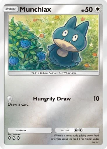 Munchlax 358/429, carta do Pacote Deluxe Mega (Pokémon TCG Pocket)