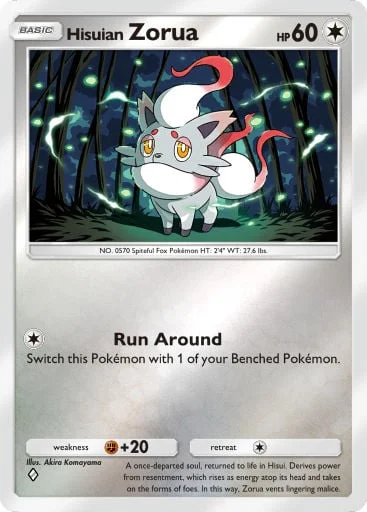 Hisuian Zorua 360/429, carta do Pacote Deluxe Mega (Pokémon TCG Pocket)