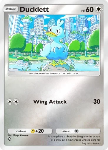 Ducklett 361/429, carta do Pacote Deluxe Mega (Pokémon TCG Pocket)