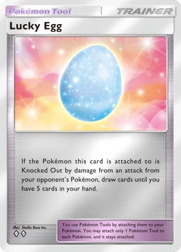 Lucky Egg 371/429, carta do Pacote Deluxe Mega (Pokémon TCG Pocket)
