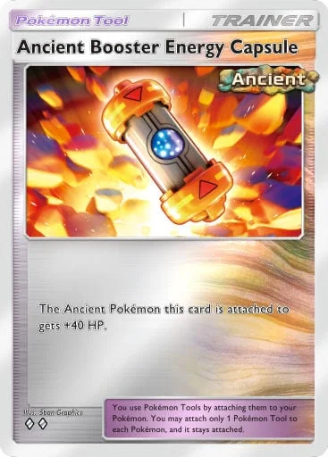 Ancient Booster Energy Capsule 373/429, carta do Pacote Deluxe Mega (Pokémon TCG Pocket)