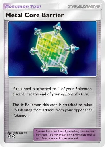 Metal Core Barrier 376/429, carta do Pacote Deluxe Mega (Pokémon TCG Pocket)