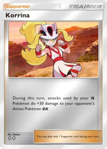 Korrina 383/429, carta do Pacote Deluxe Mega (Pokémon TCG Pocket)